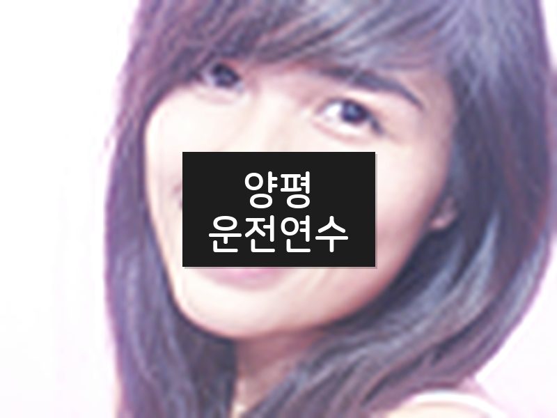 양평운전연수 후기