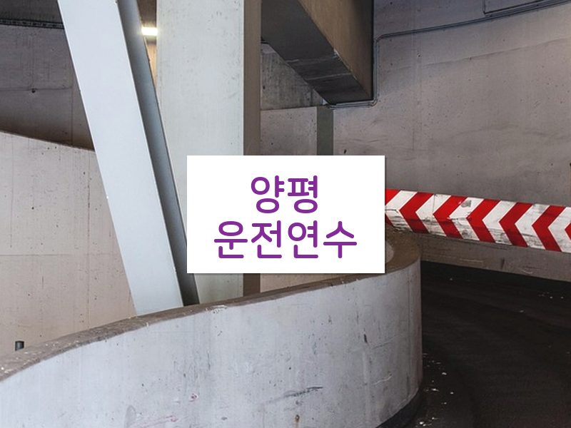 양평운전연수 후기